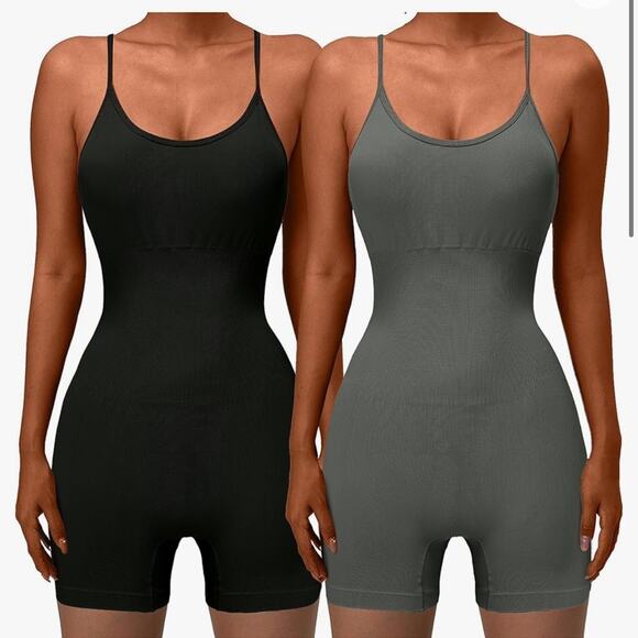 OVESPORT Seamless Workout Jumpsuits size large NWT - Picture 1 of 5